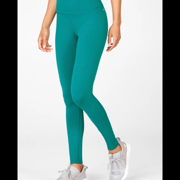 Fabletics Pants & Jumpsuits Fabletics Powerhold Teal Leggings Poshmark